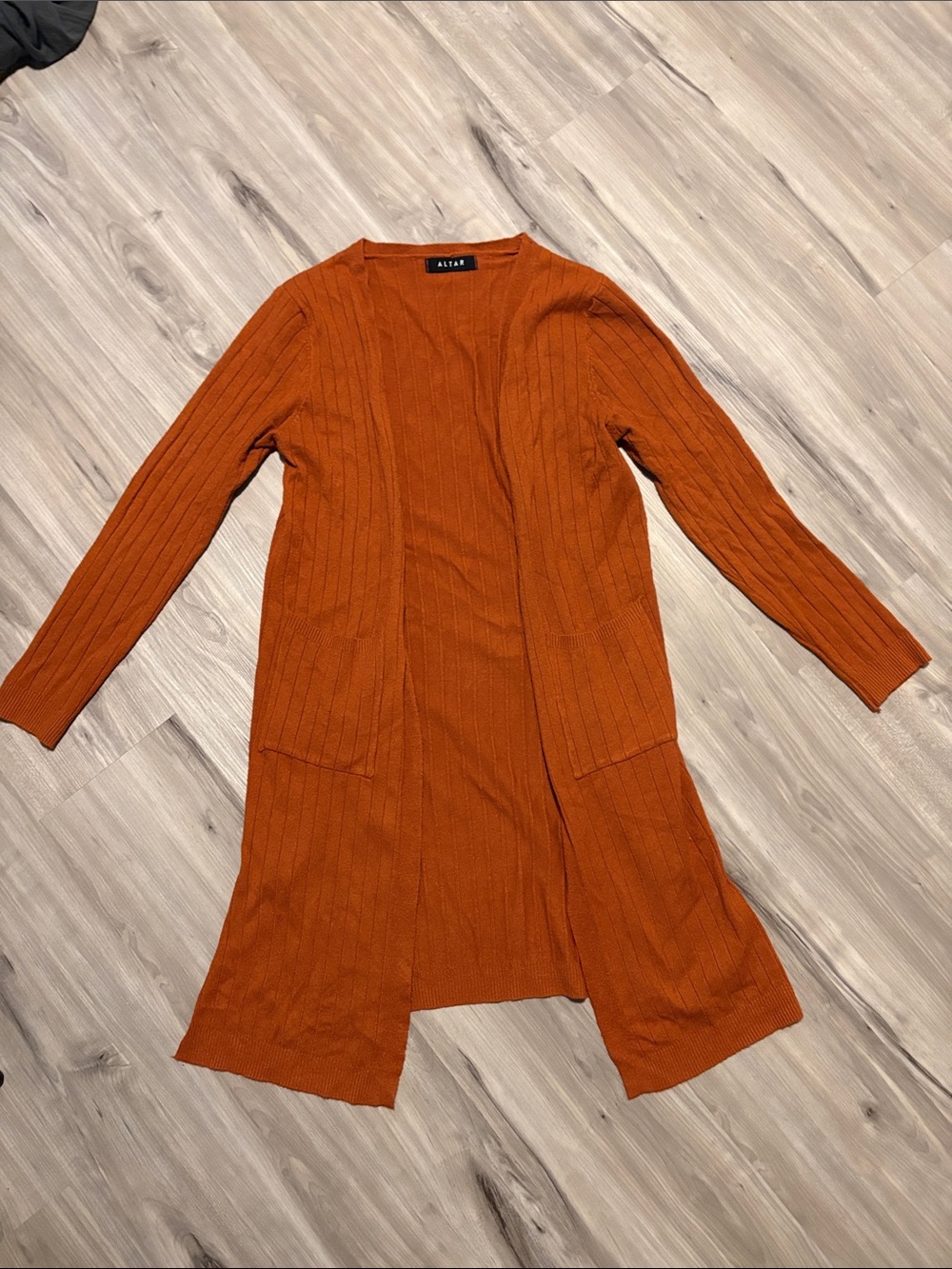 Burnt Orange long cardigan